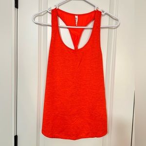 Bright Orange Under Armour Workout Tank